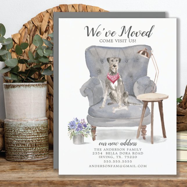 Perro irlandés Wolf Hound | Invitación móvil (Subido por el creador)