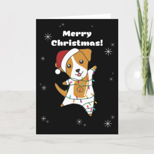 Perro Jack Russel Navidad Animales Invernales Perr