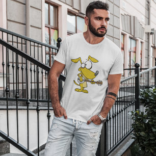 Perro Jugando Una Camiseta Banjo