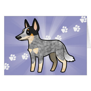 Perro/Kelpie australianos del ganado del dibujo
