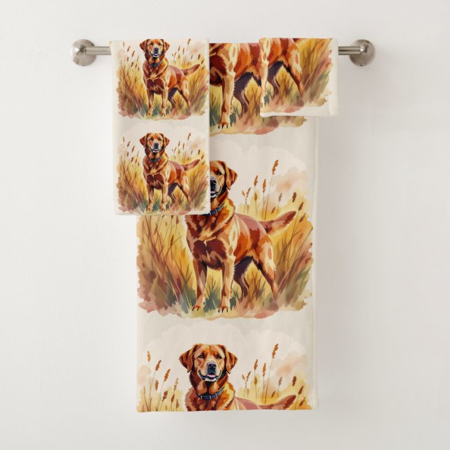 Perro Labrador Retriever Fox Rojo (In situ)