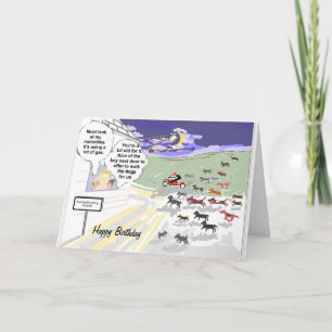 Perro ladrador Kenels tarjeta de cumpleaños divert
