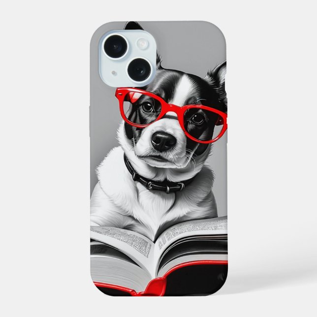 Perro leyendo libro (Reverso )