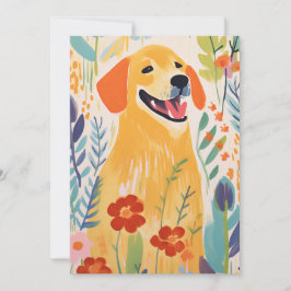 Perro lindo en un jardín