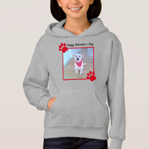 Perro lindo Feliz Día de San Valentín, Papas rojas