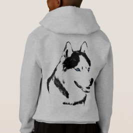 Perro lobo de Hoodie Kid de Husky Chico