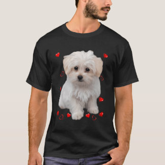 Perro maltés Lover Camisetas De Larga Manga Con Co