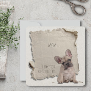 Perro Mamá Día de la Madre Personalizado de tarjet