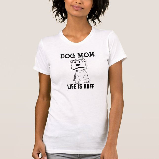 Perro Mamá, polos divertidos (Anverso)