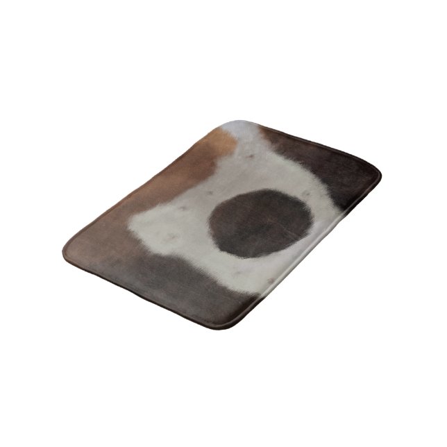 Perro manchado para alfombrilla de baño (Angular)