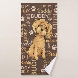 Perro marrón personalizado