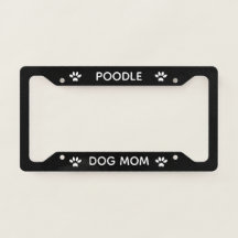Perro Mom Poodle Paws Black