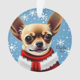 Perro navidad, Chihuahua, ornamento de perro de Sa