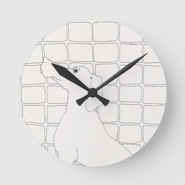 Perro original que dibuja el reloj chino del año (Anverso)