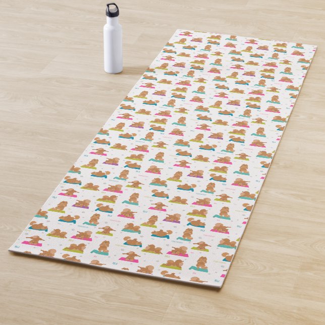 Perro panomerano alemán Spitz Yoga Mat (In situ)