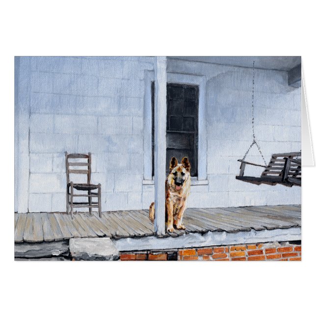 Perro pastor alemán (Anverso (Horizontal))