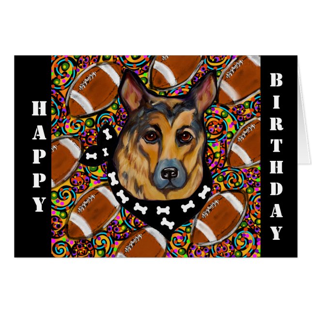 PERRO PASTOR ALEMÁN (Anverso (Horizontal))