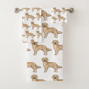 Perro Patrón de Dibujos Animados Lindo Retriever D