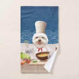 Perro pequeño chef