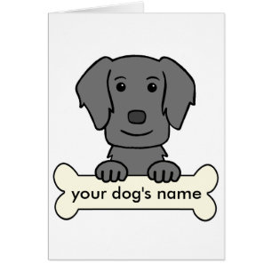 Perro perdiguero Plano-Revestido personalizado