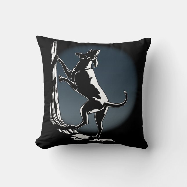 Perro perro Cojín decorativo de caza Perros (Anverso)