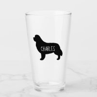 Perro personalizado de la silueta de Terranova