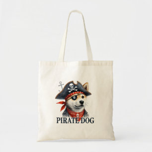 Perro pirata - Bolsa digital de acuarela