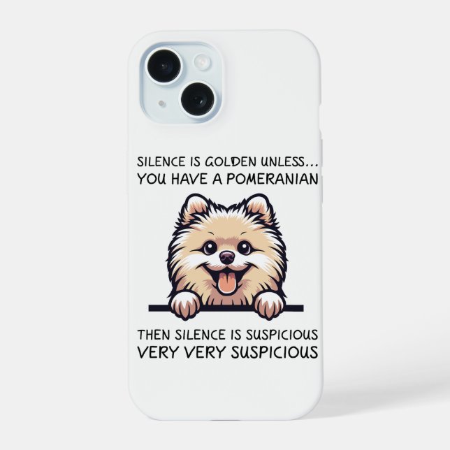 Perro Pomerania Divertido (Reverso )