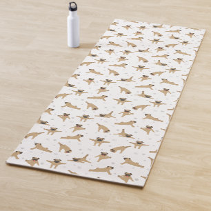 Perro Pug Yoga Mat