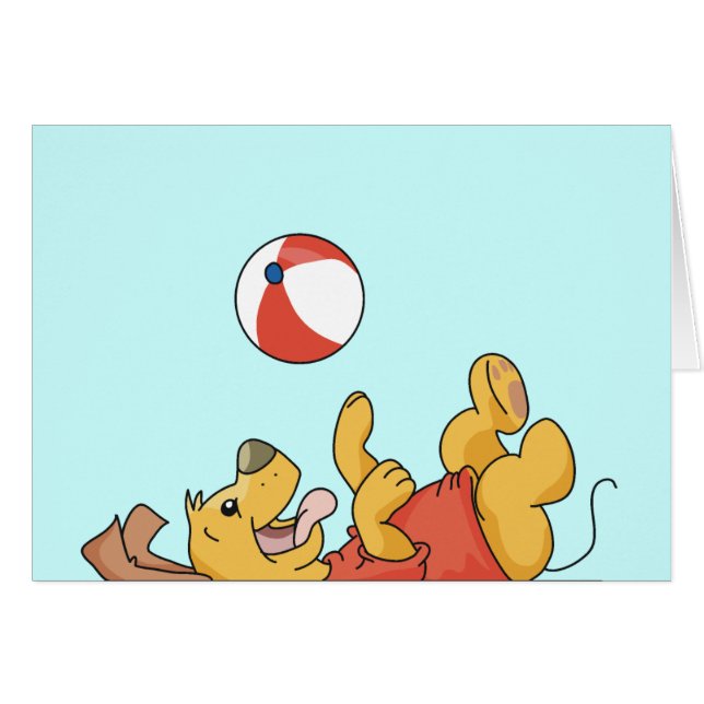 Perro que juega con las camisetas y los regalos de (Anverso (Horizontal))