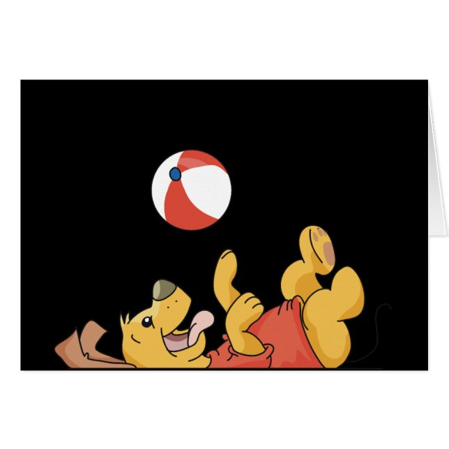 Perro que juega con las camisetas y los regalos de (Anverso (Horizontal))