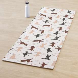 Perro recuperador Labrador yoga Mat