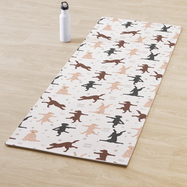 Perro recuperador Labrador yoga Mat (In situ)