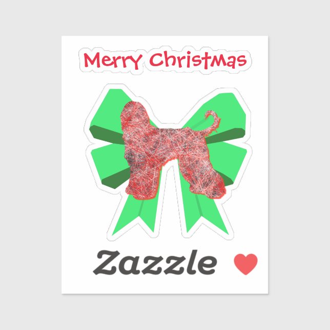 Perro rojo anidado en Afganistán y pegatina de Nav (Hoja)