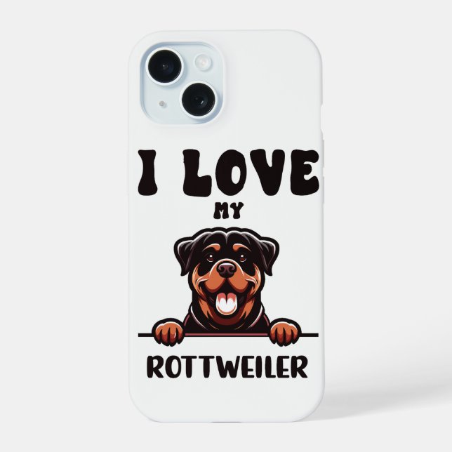 Perro Rottweiler Divertido (Reverso )