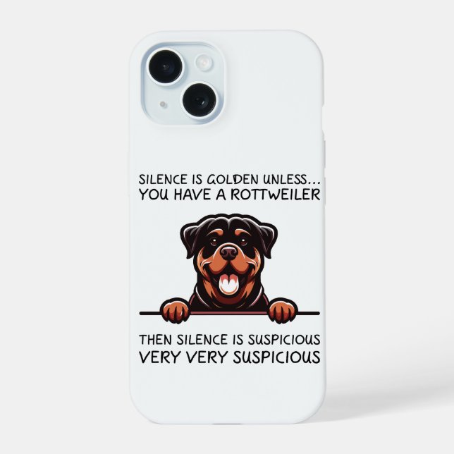 Perro Rottweiler Divertido (Reverso )