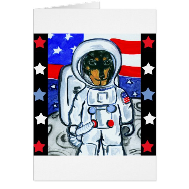 Perro salchicha astronauta (Frente)