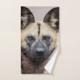 Perro salvaje africano en peligro de extinción