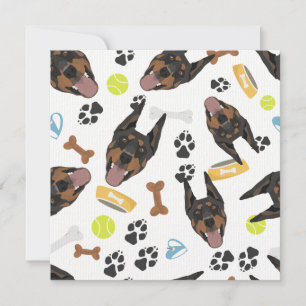 Perro sonriente Doberman