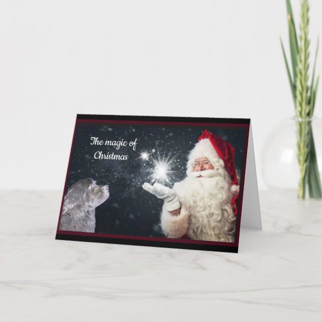 Perro Terranova Navidad (Anverso)