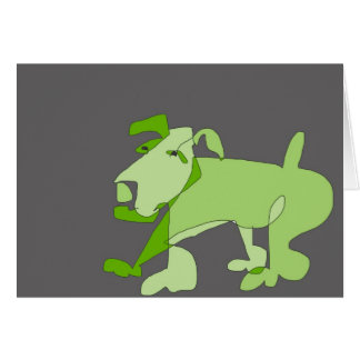Perro verde