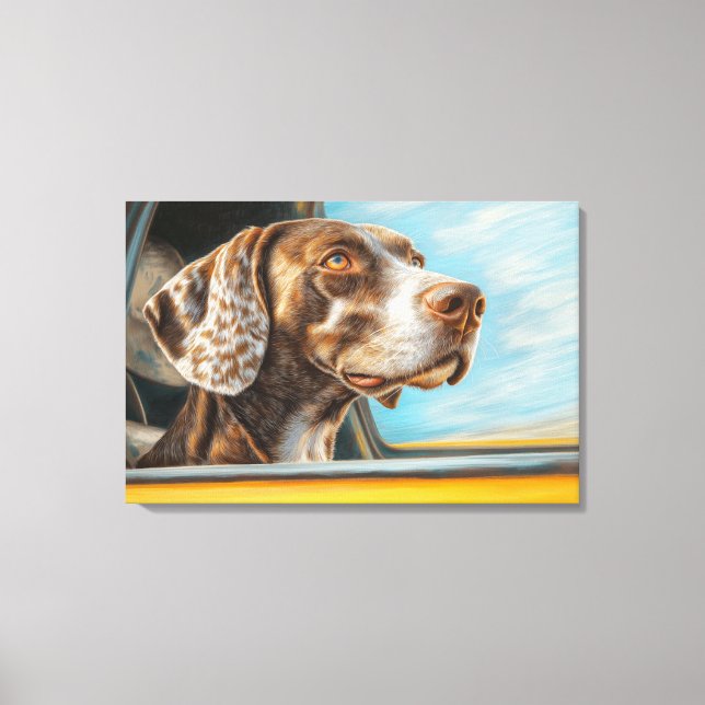 Perro visto en una imagen de arte de aventuras par (Anverso)
