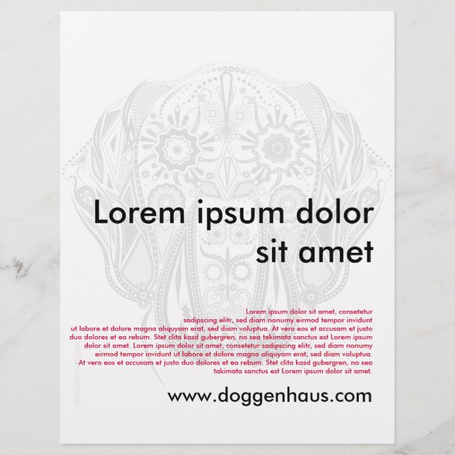 Perro volador / hoja de lanzamiento (Atrás)