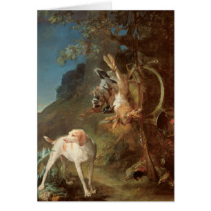 Perro y juego, 1730