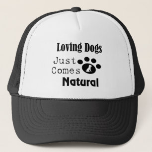 Perros amorosos acaban de llegar Gorra natural/gor