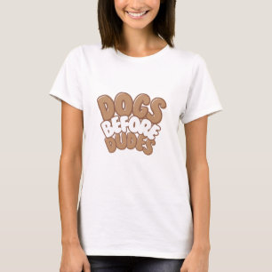 Perros antes de la camiseta de la mascota Lover