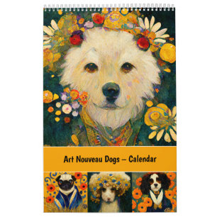 Perros Art Nouveau – Calendario
