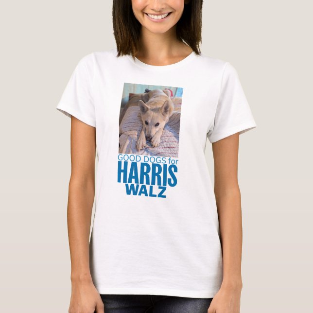 Perros buenos para Harris/Walz para camisetas colo (Anverso)