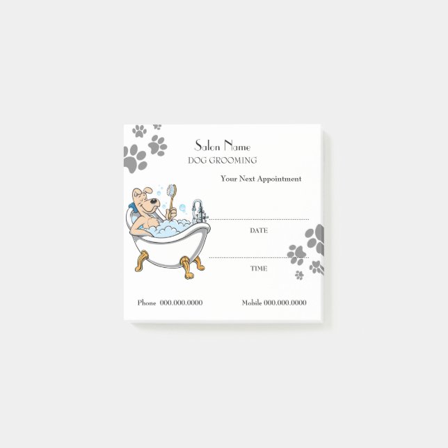 Perros con manoseo Cita Notas Post-it® (Anverso)