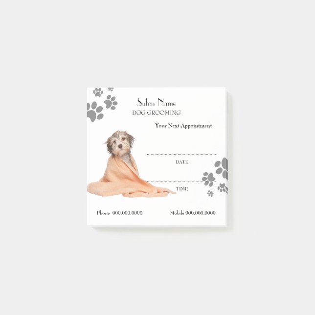 Perros con manoseo Cita Notas Post-it® (Anverso)